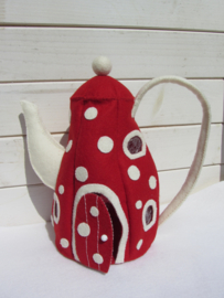 Patroonblad Polkadot theepot