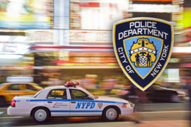 NYPD sign | aluminium