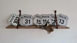 Gevelbord met huisnummer | aluminium