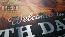South Dakota state welcome sign | aluminium