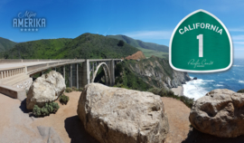 California 1 - Pacific Coast Highway sign | aluminium