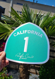 California 1 - Pacific Coast Highway sign | aluminium > 10% korting!