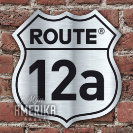 Gevelbord met huisnummer | aluminium