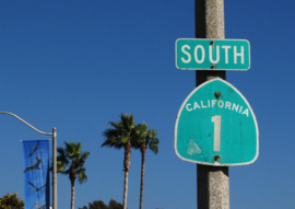 California 1 - Pacific Coast Highway sign | aluminium