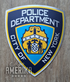 NYPD sign | aluminium