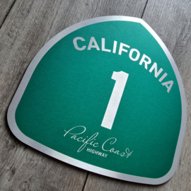 California 1 - Pacific Coast Highway sign | aluminium