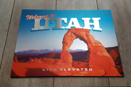 Utah welcome sign | aluminium