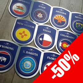 State shields | aluminium