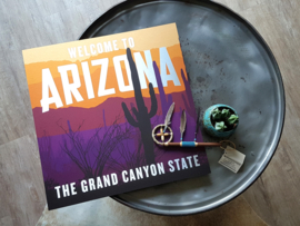 Arizona welcome sign -  Saguaro | aluminium