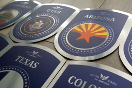 State shields | aluminium