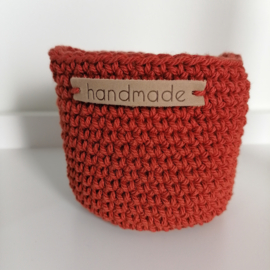 Mandje 'handmade' - Roest