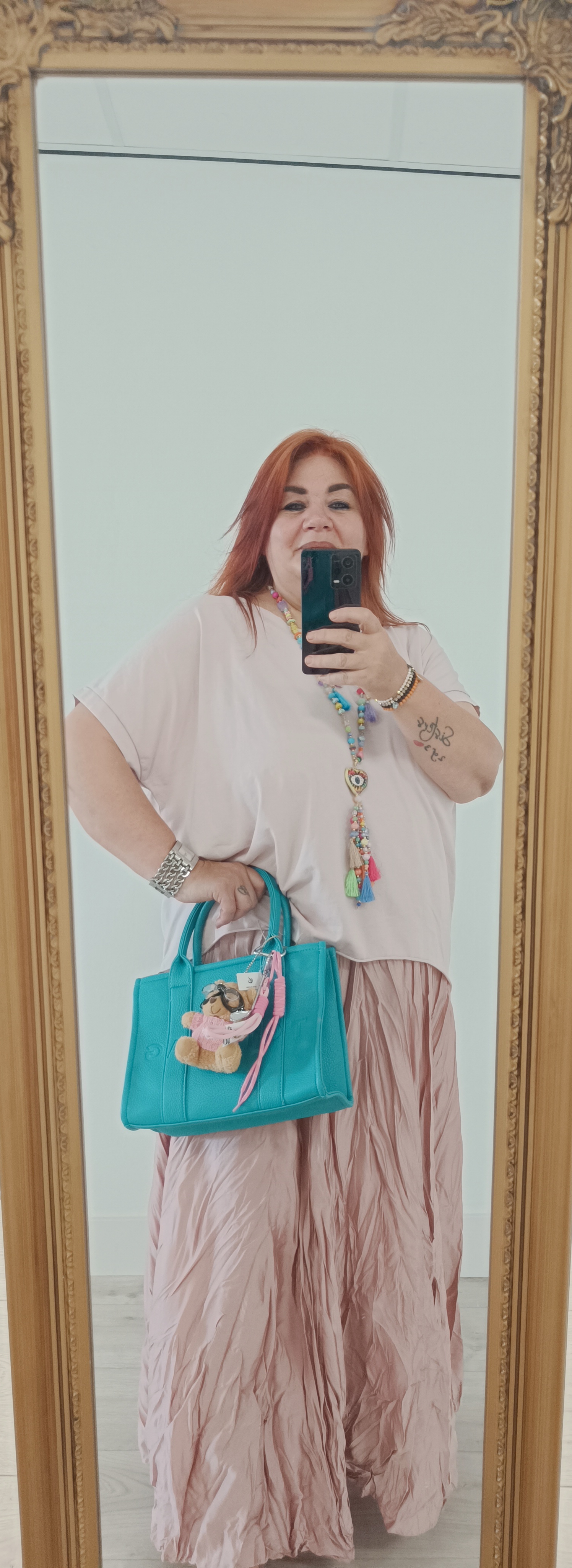 Basis shirt Poeder roze