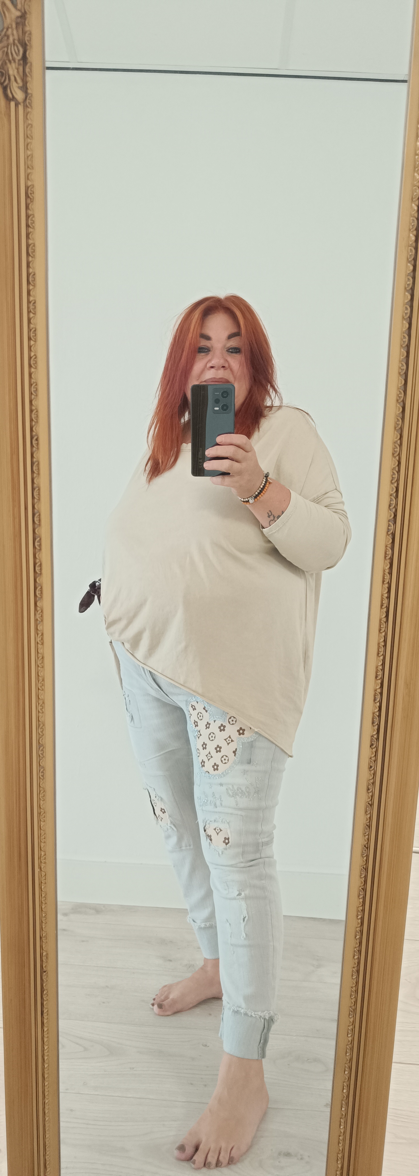 Jeans Mickey  Grey maat 44/46
