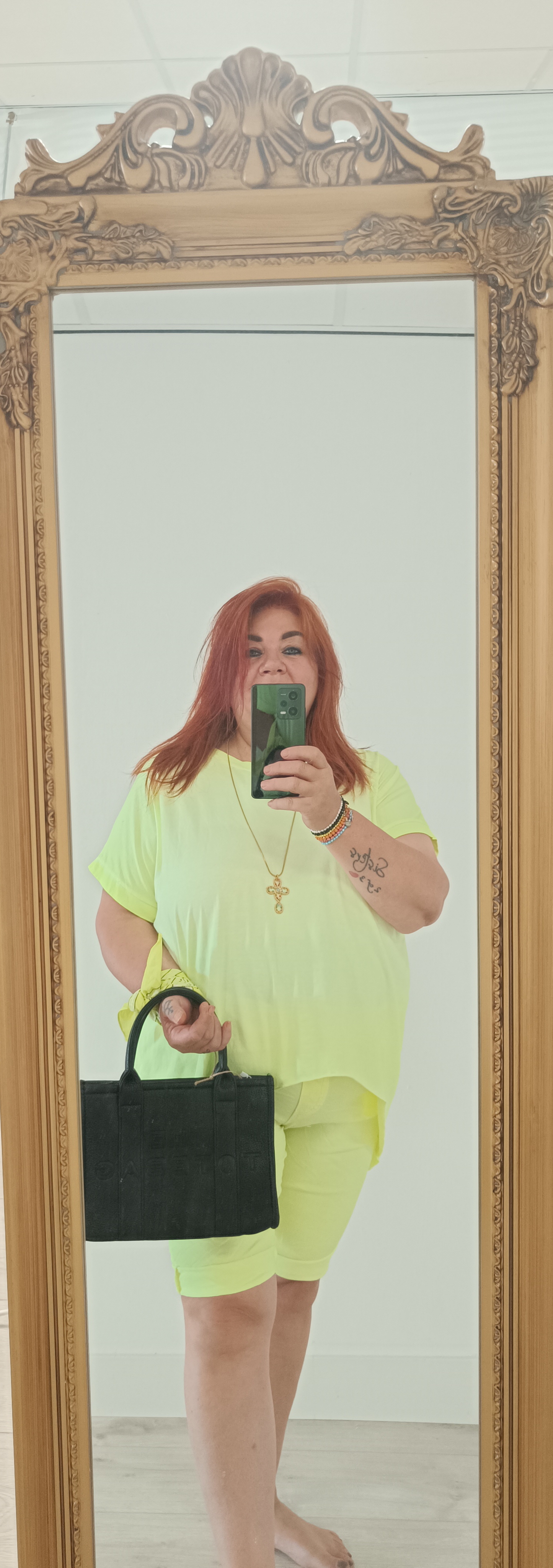 Basis shirt yellow