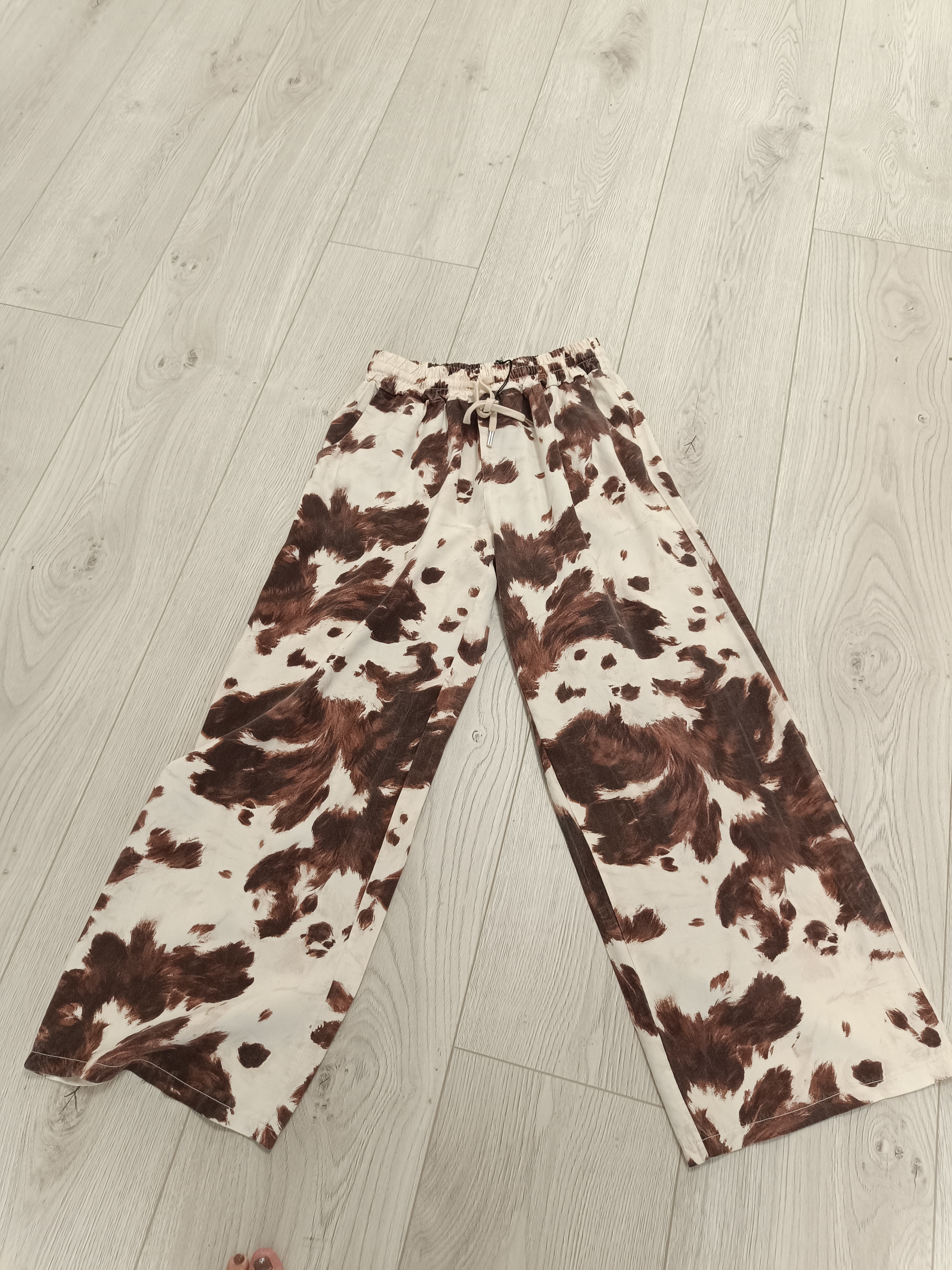 Broek met choco print