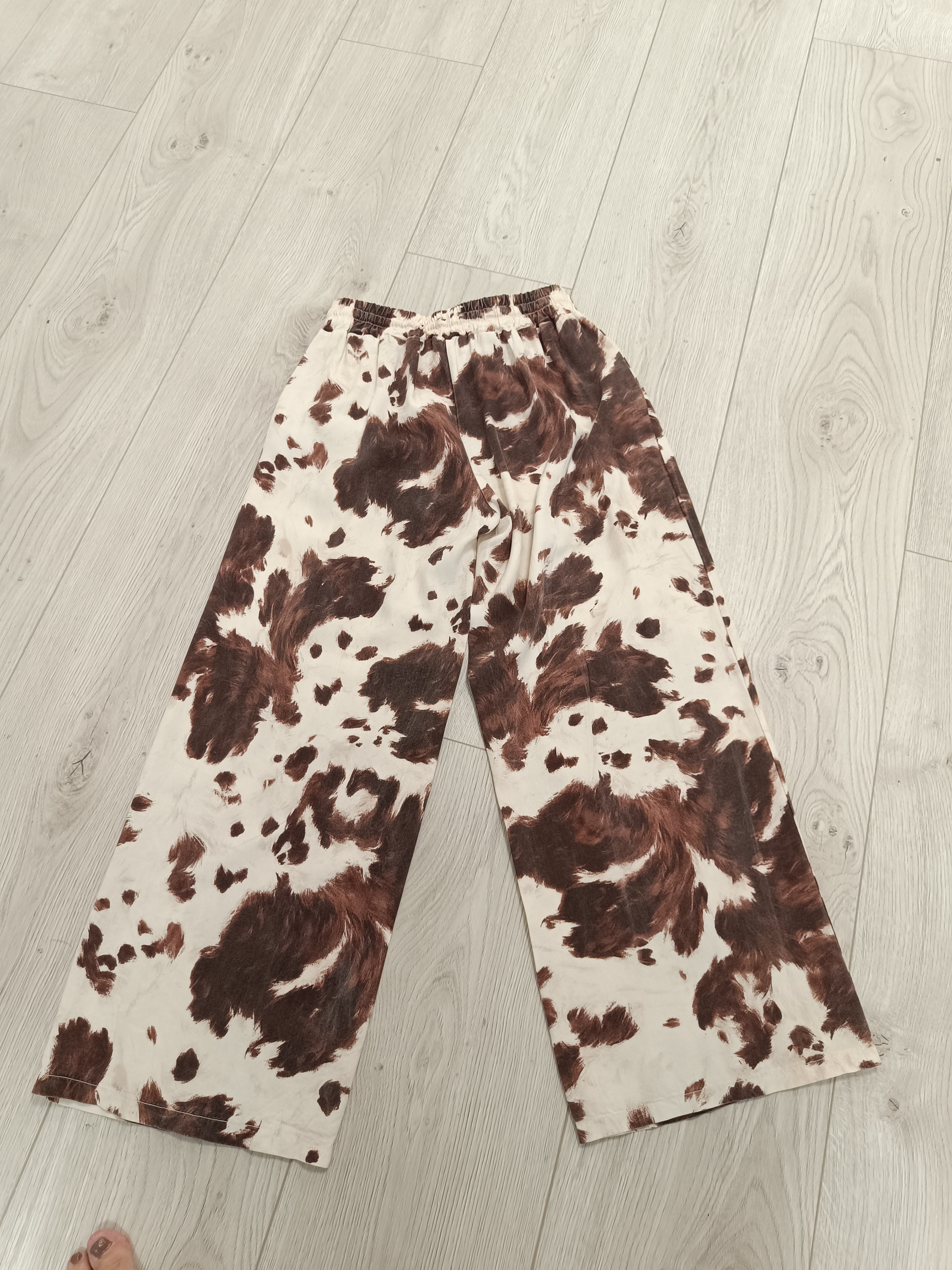 Broek met choco print