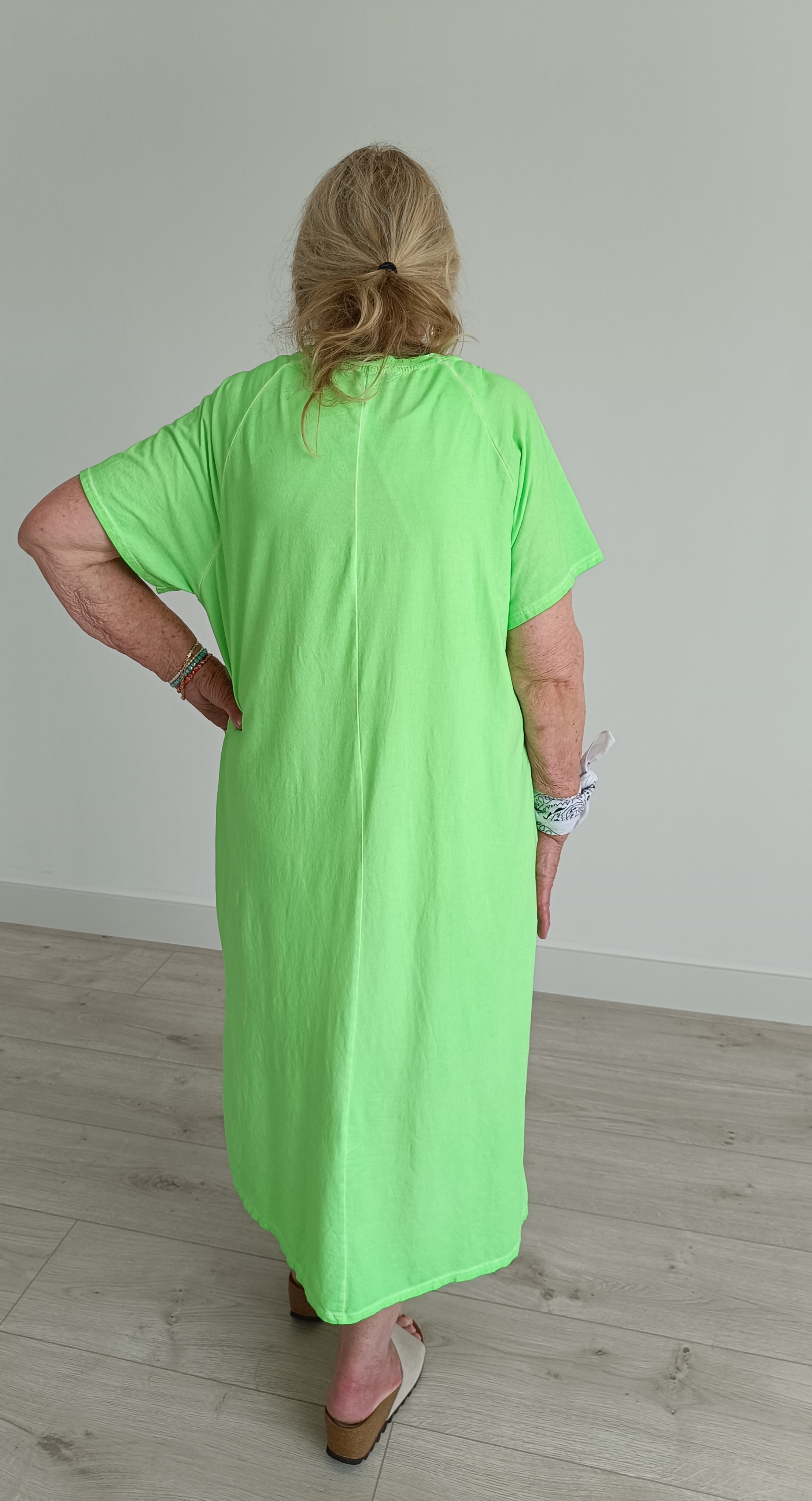 Jurk neon groen