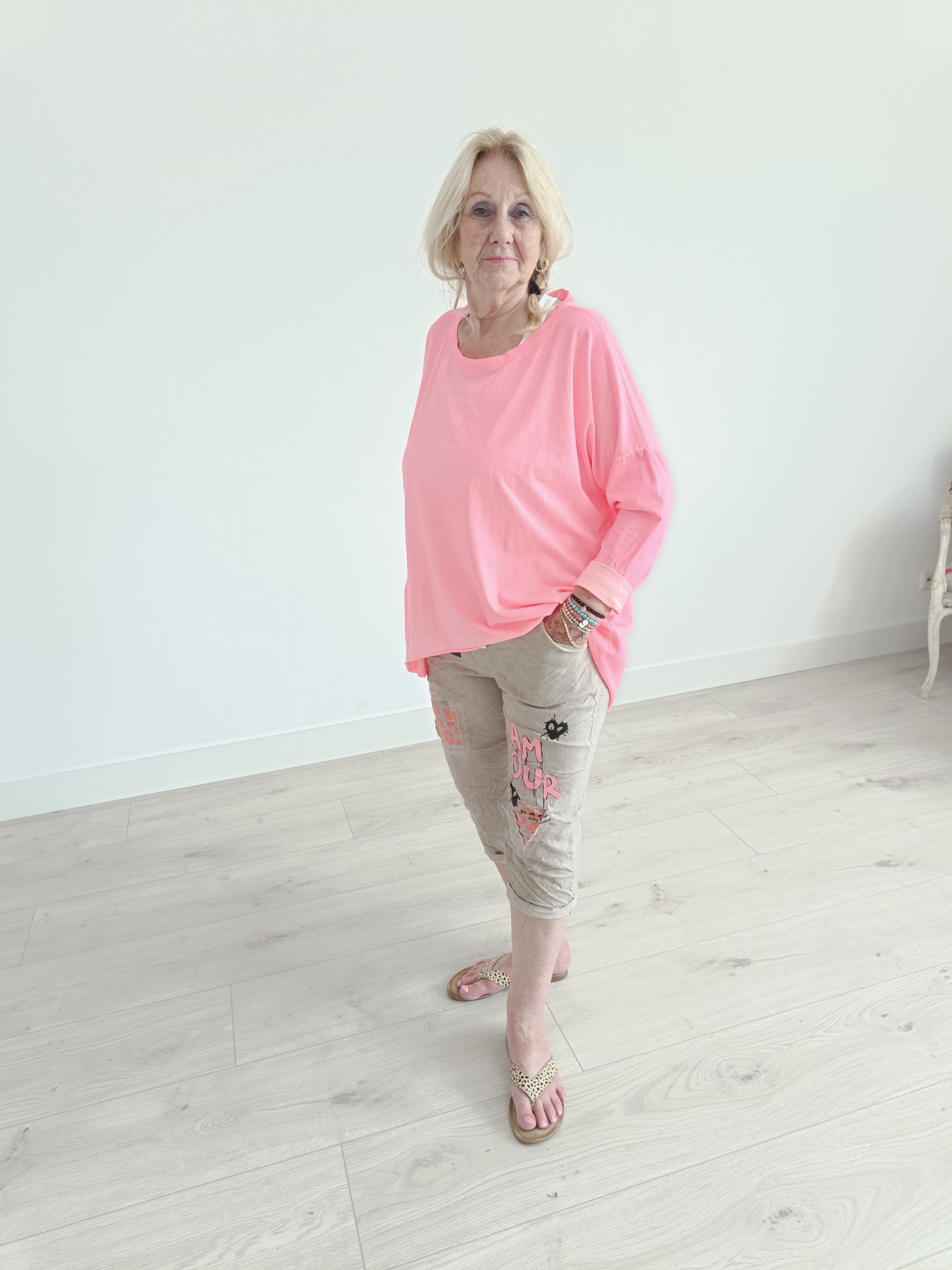 Capri broek Camel