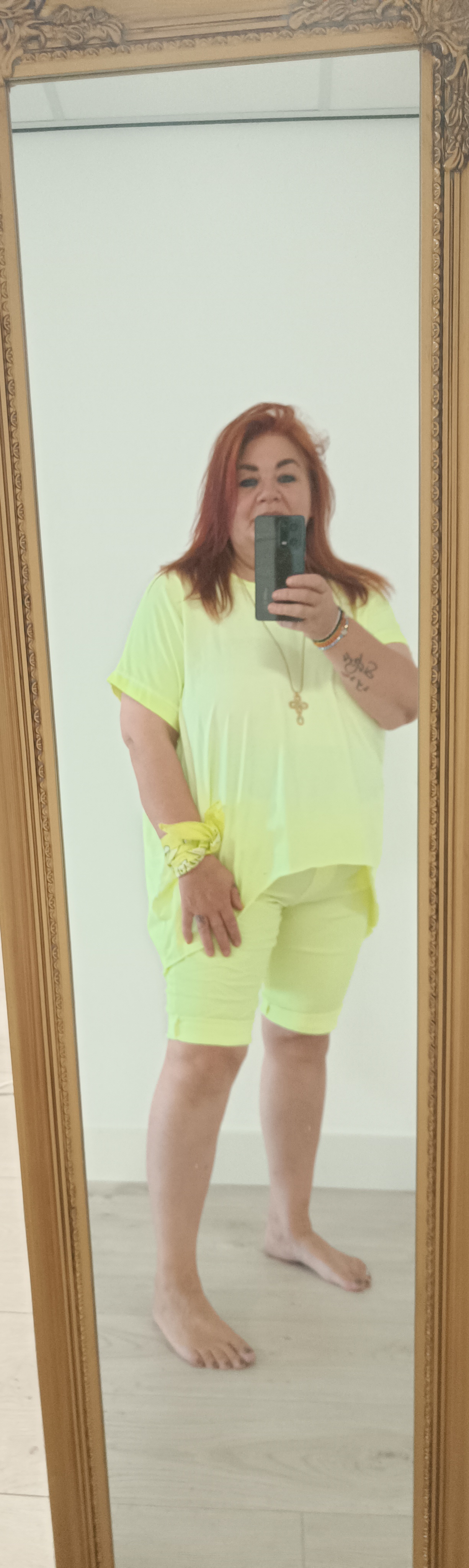 Basis shirt yellow
