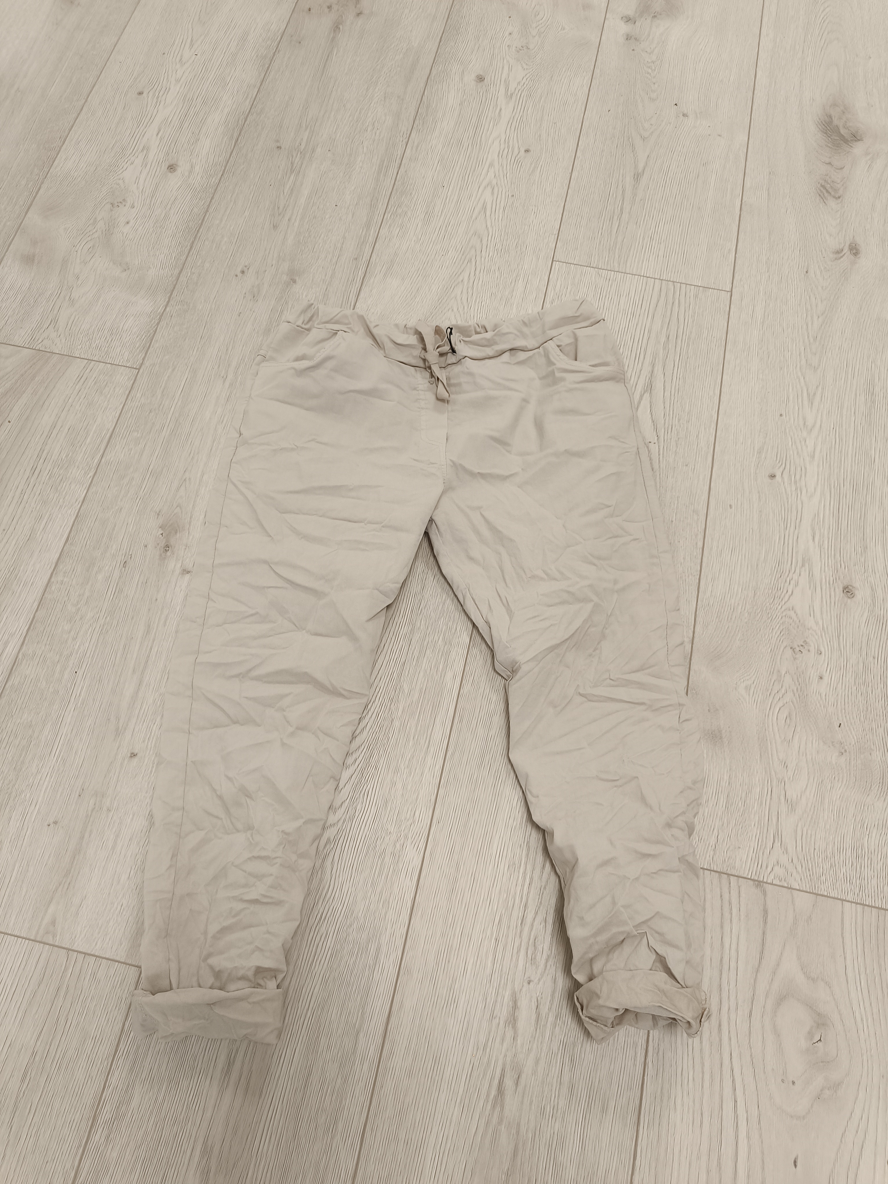 Stretch broek Camel lang model