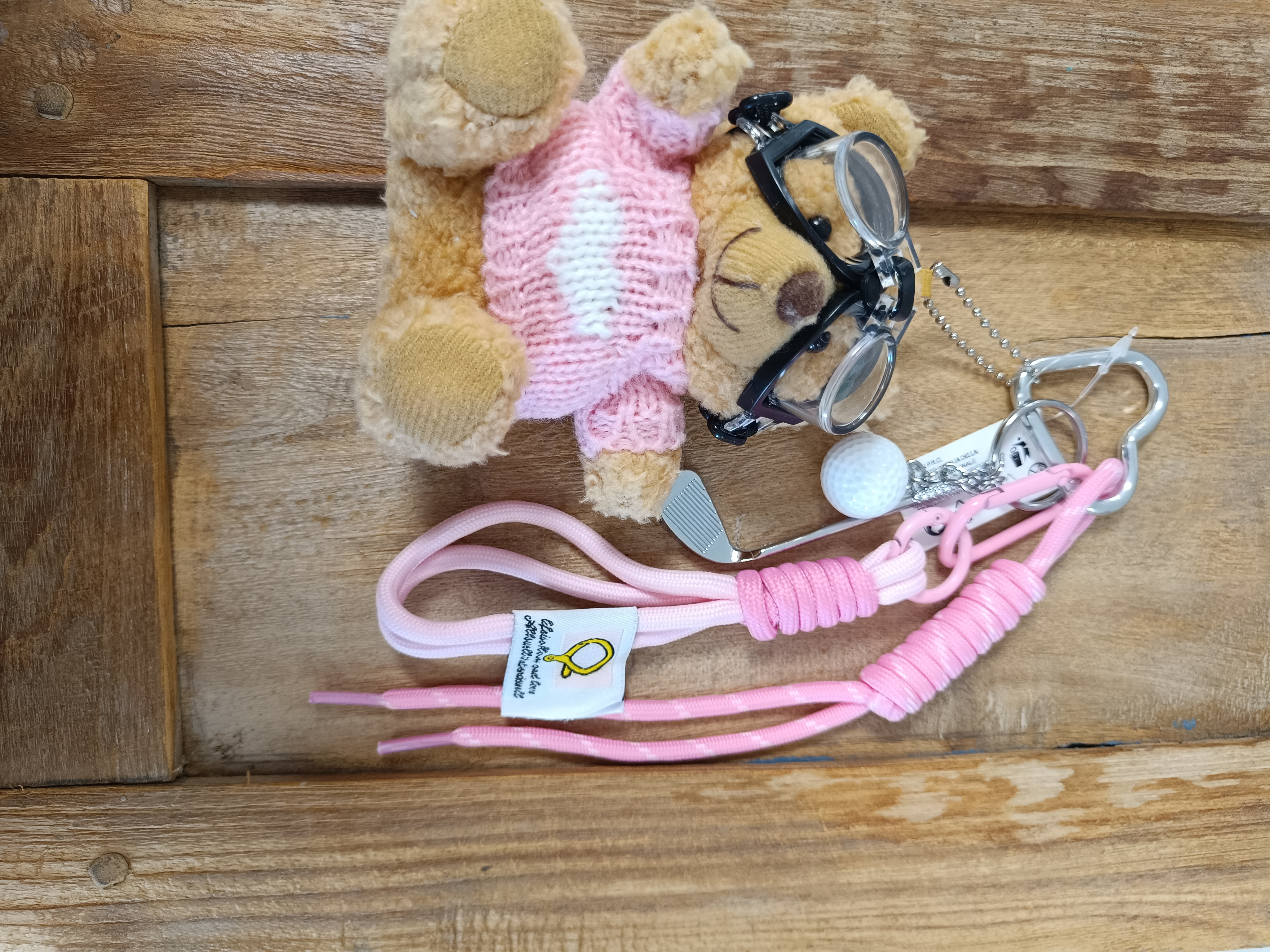 Tassen bedel pink beertje