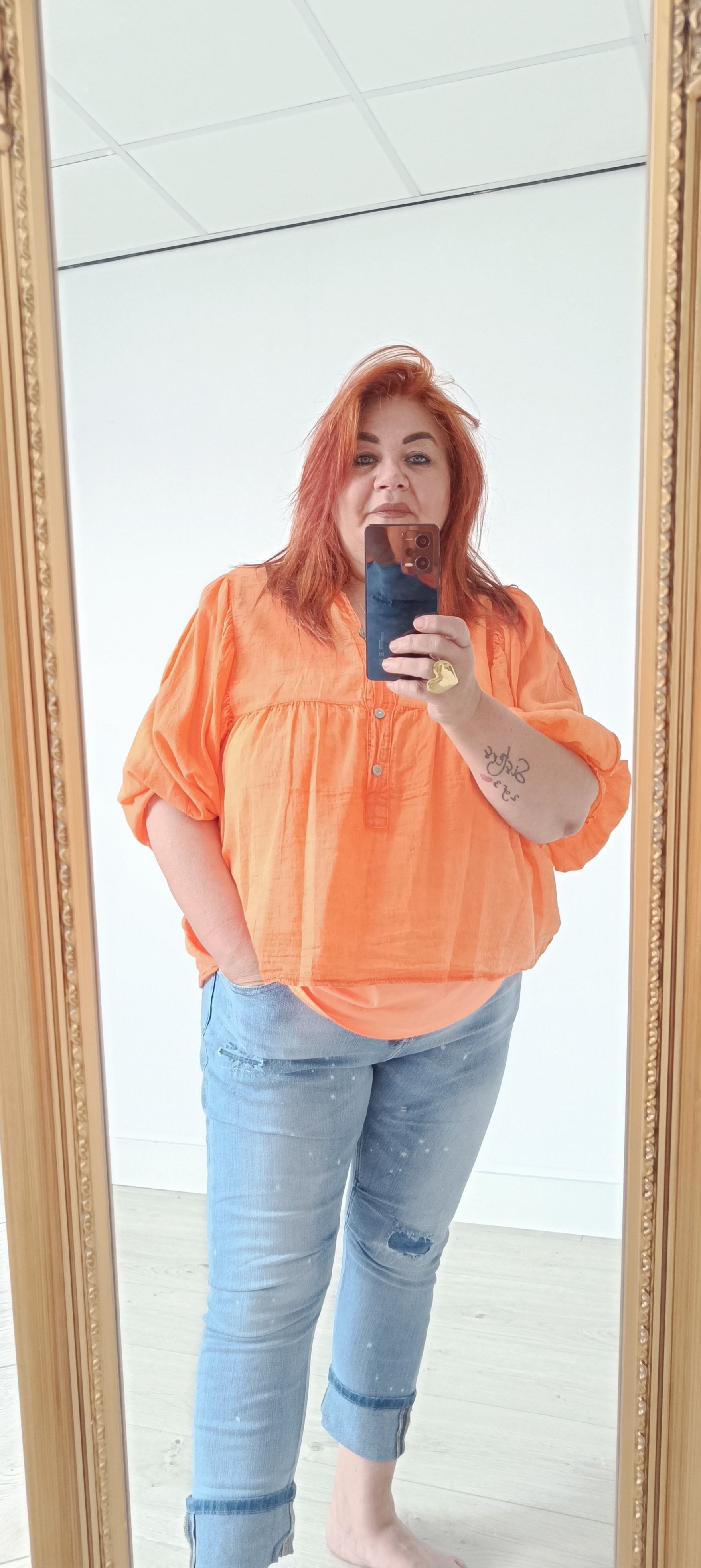 Blouse  orange