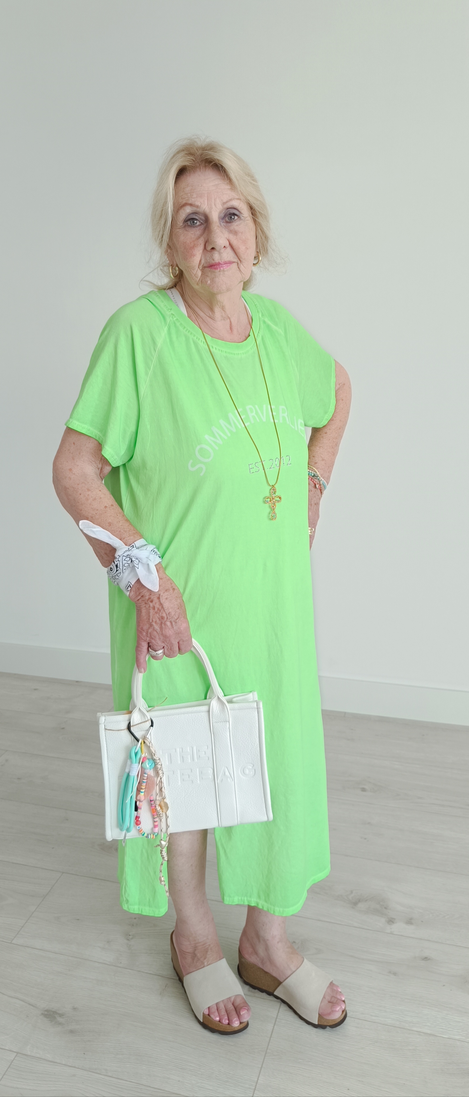 Jurk neon groen