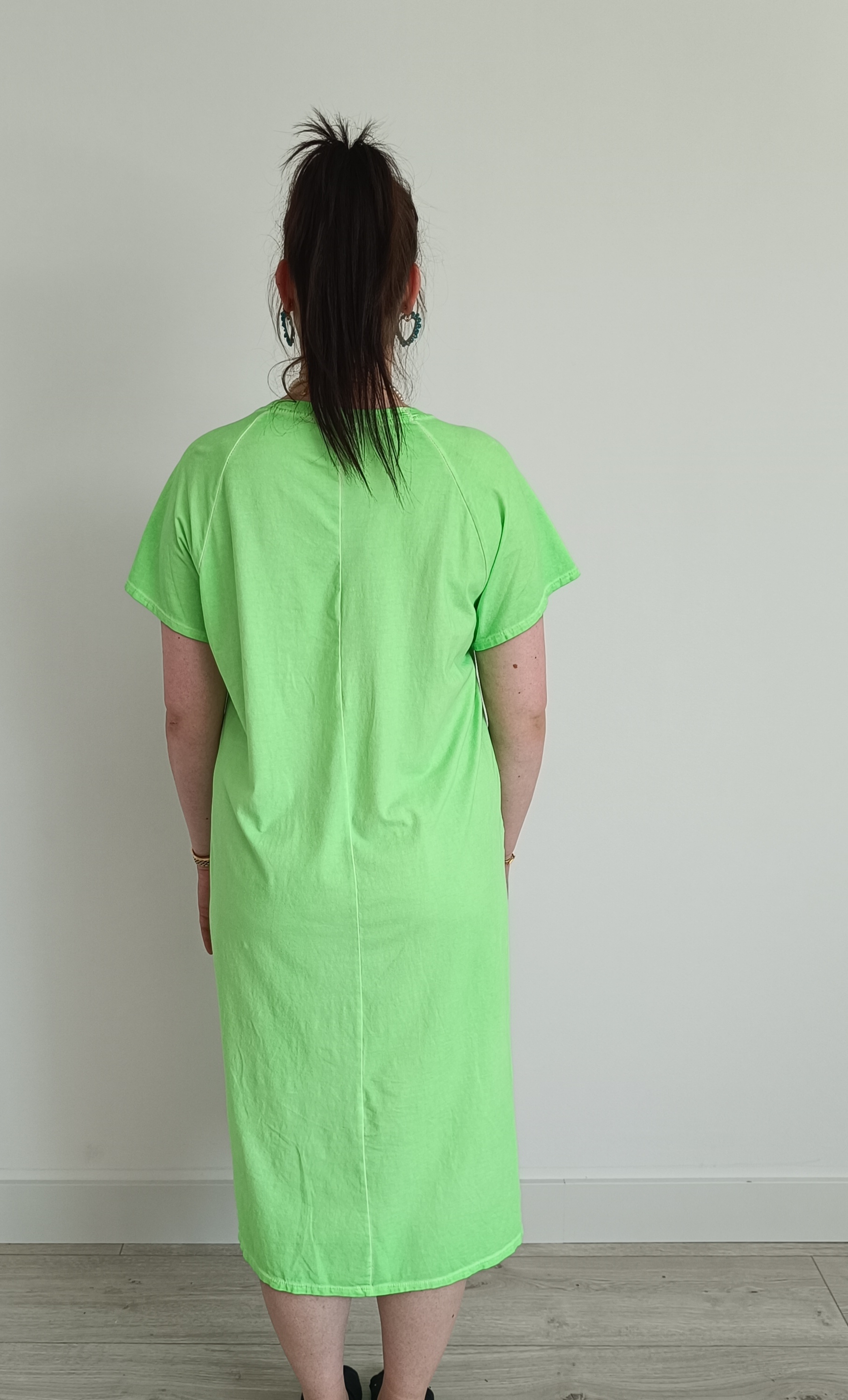 Jurk neon groen