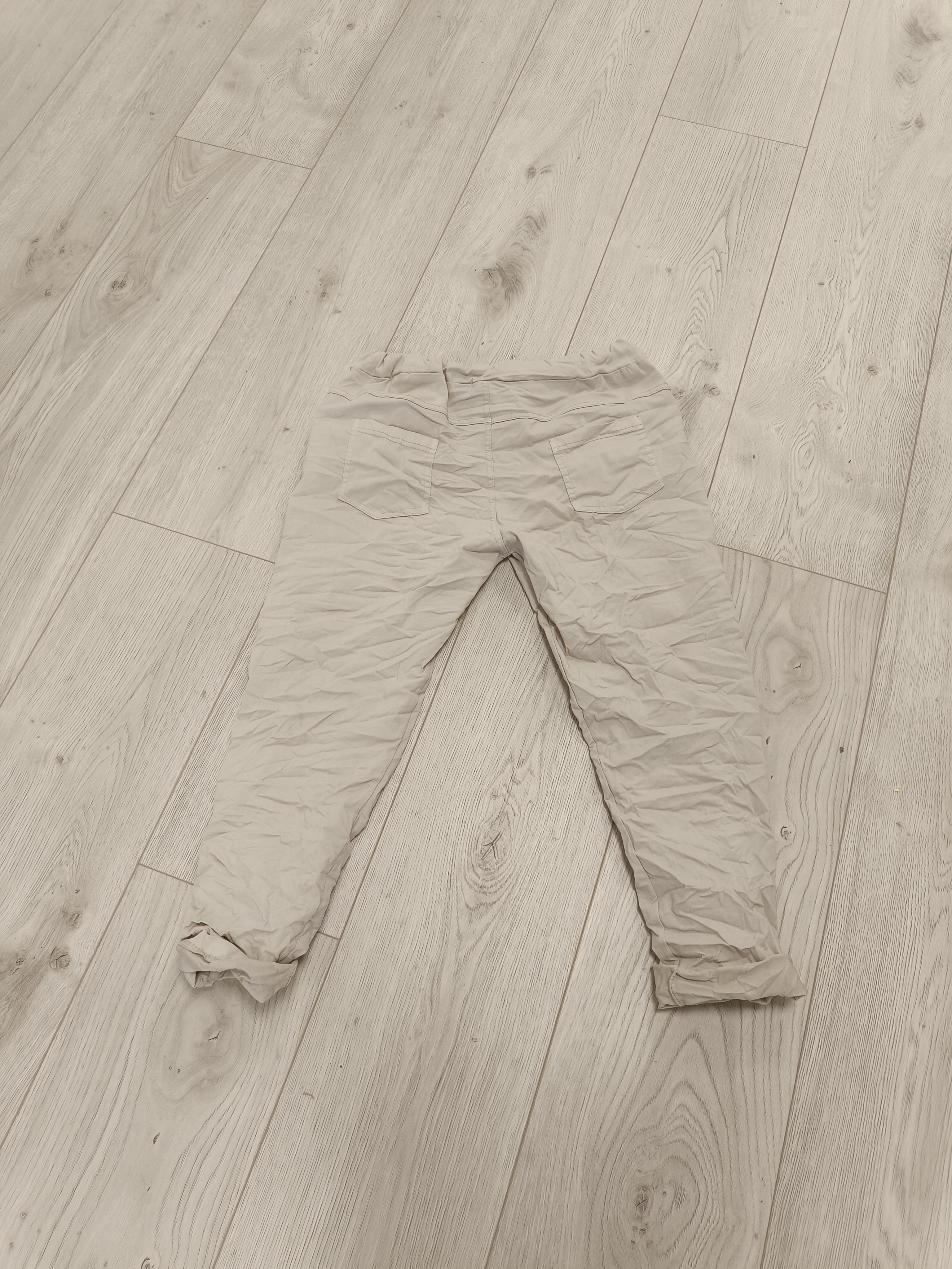 Stretch broek Camel lang model