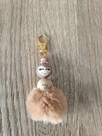 Sleutel/tas hanger Beste juf ever