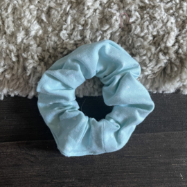 Mini Blue heart Scrunchie