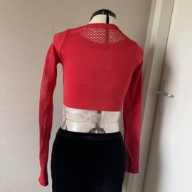 Body Engineer cropped top rood - XS