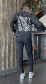 Vintage Butterfly Black - Black Denim - M