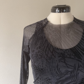 Meshy animal print