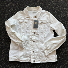 Vintage Butterfly White - White Denim - L