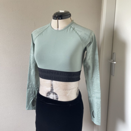 Gym Shark cropped top licht groen - S