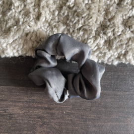 Shine Dark Grey Scrunchie