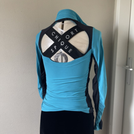 Chique Sport INSPIRE HALF-ZIP TOP blauw - 36