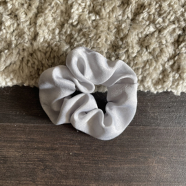 Shine Light Grey Scrunchie