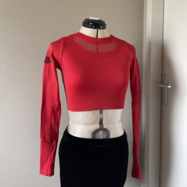 Body Engineer cropped top rood - XS