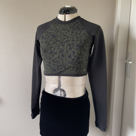Cold Rush cropped top SAMPLE - S