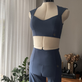 Princess Flair Legging Steel Blue