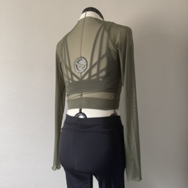 Meshy leger groen