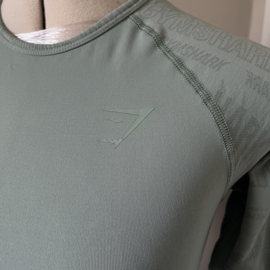 Gym Shark cropped top licht groen - S