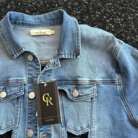 Vintage Butterfly Black - Light Denim - XL