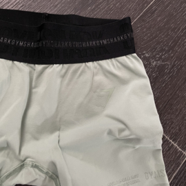 Gym Shark legging licht groen met print - S