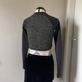 Cold Rush cropped top SAMPLE - S