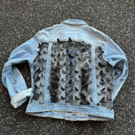 Vintage Butterfly Black - Light Denim - XL