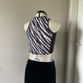 Hunkmoller Sport top zebra - XS