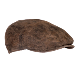 Platte pet heren Leder